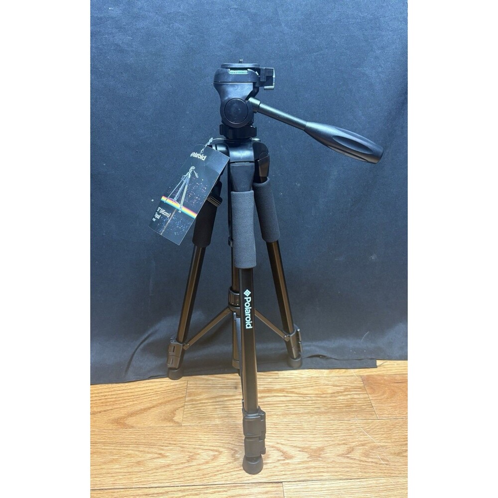 Polaroid 57" PLTRI57 Camera Tripod With Carrying Case Brand New Black